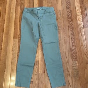Old Navy pixie pants green size 2